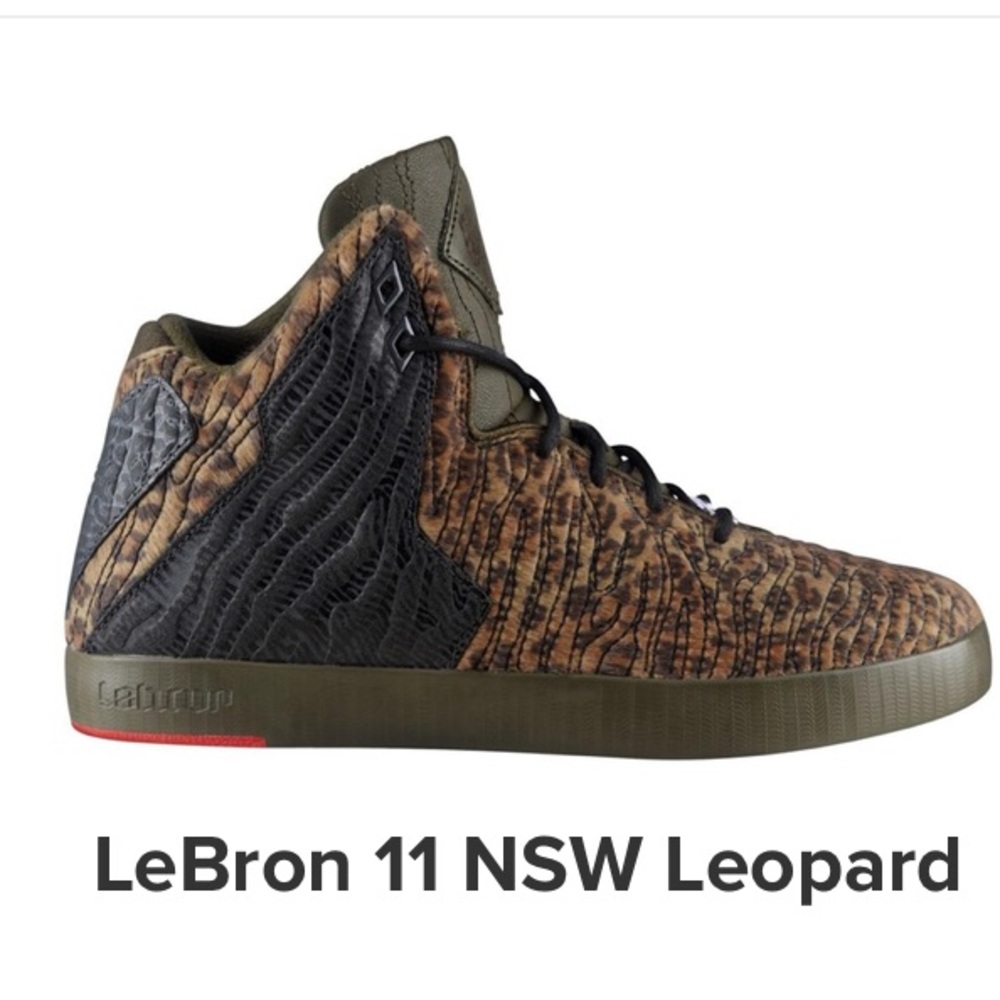 LeBron James XI NSW Lifestyle Men’s Leopard Shoes